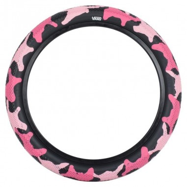 CULT VANS TIRE PINK CAMO / BLACK WALL