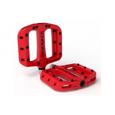 CHROMAG SYNTH PEDALS RED