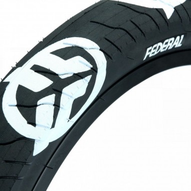 FEDERAL COMMAND LP TIRE BLACK WHITE LOGOS 2
