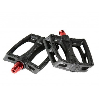 COLONY FANTASTIC PLASTIC PEDALS BLACK RED