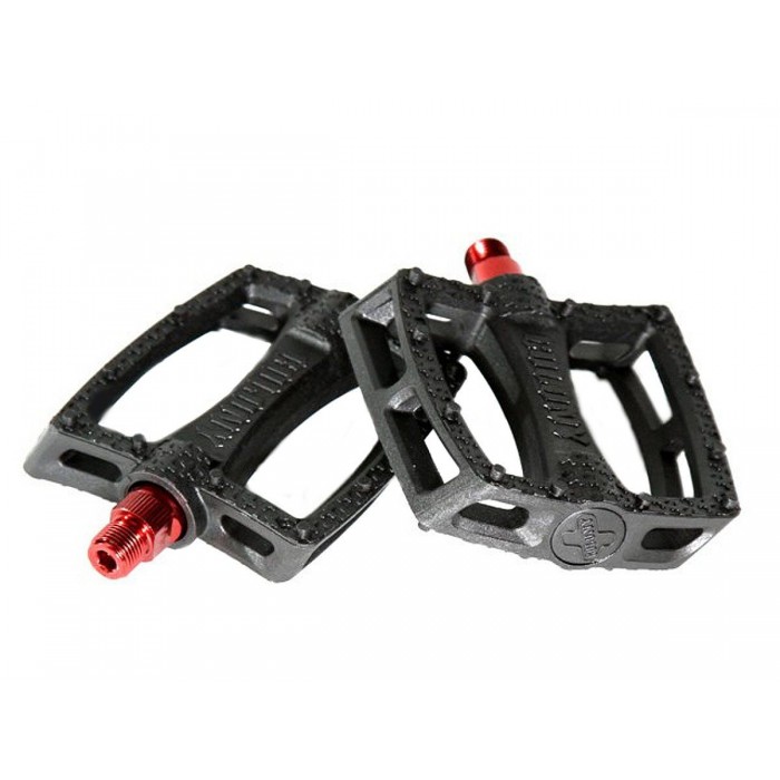COLONY FANTASTIC PLASTIC PEDALS BLACK RED