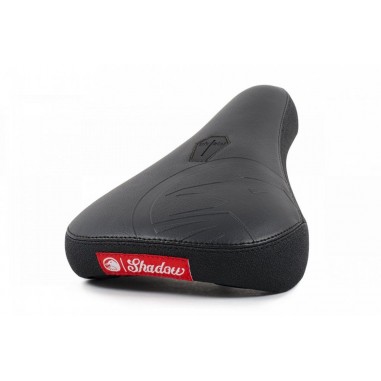 SHADOW CROW PIVOTAL MID LEATHER SEAT BLACK