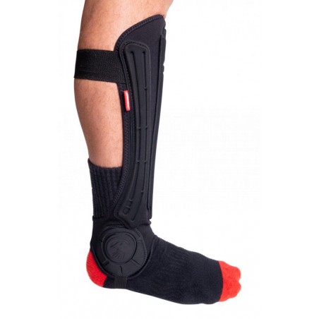 SHADOW INVISA-LITE SHIN & ANKLE PAD COMBO BLACK
