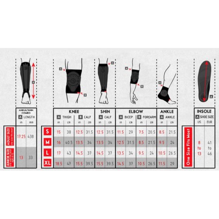 SHADOW INVISA-LITE SHIN & ANKLE PAD COMBO BLACK
