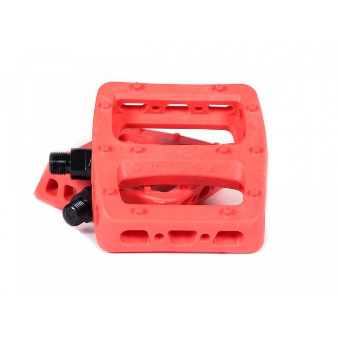 ODYSSEY TWISTED PRO BMX PEDALS BRIGHT RED