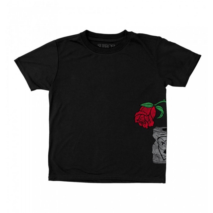 T-shirt Subrosa TRASHED CAN YOUTH Black YM