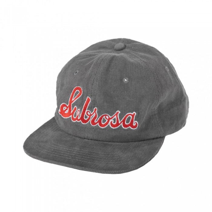 Cap Subrosa EMBROIDERED COLD ONE Grey