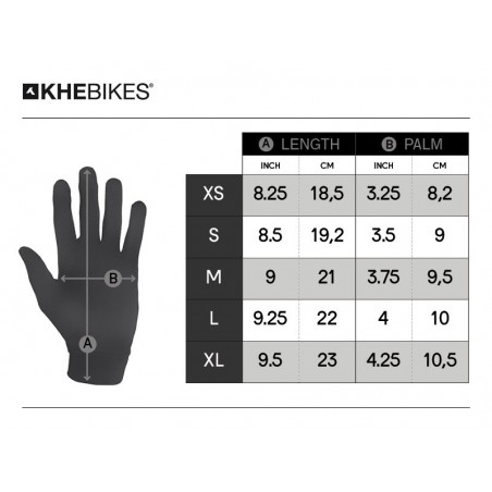 KHE 4130 BMX GLOVES S BLACK