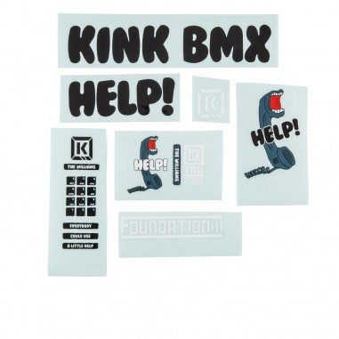 KINK WILLIAMS DECAL KIT WHITE/BLUE