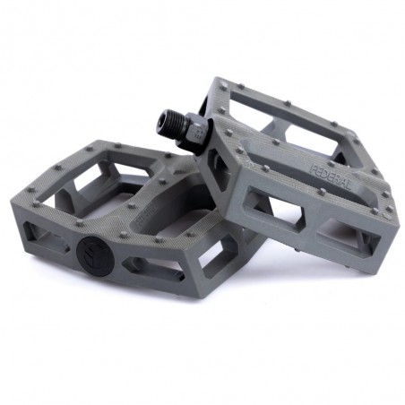 FEDERAL COMMAND PLASTIC BMX PEDALS GREY