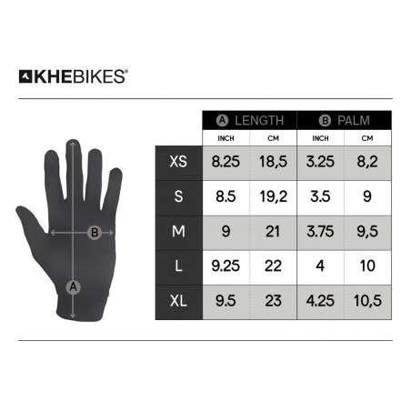 KHE 4130 BMX GLOVES XL BLACK