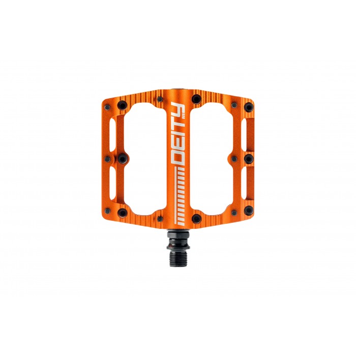 DEITY Pedals Black Kat Color: red