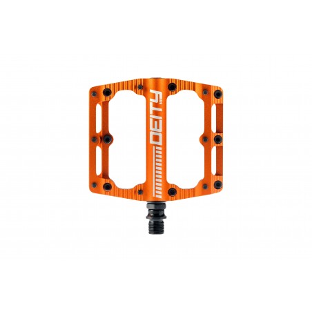 DEITY Pedals Black Kat Color: red