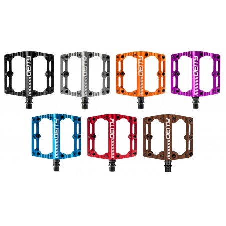 DEITY Pedals Black Kat Color: orange