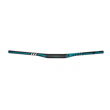 DEITY Carbon Handlebars Skywire 35 mm - Turquoise Rise: 15 mm