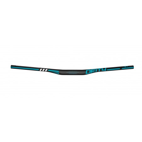 DEITY Carbon Handlebars Skywire 35 mm - Turquoise Rise: 15 mm