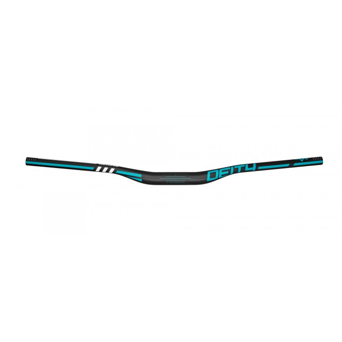 DEITY Carbon Handlebars Skywire 35 mm - Turquoise Rise: 15 mm