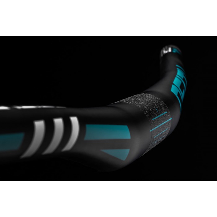 DEITY Carbon Handlebars Skywire 35 mm - Turquoise Rise: 15 mm