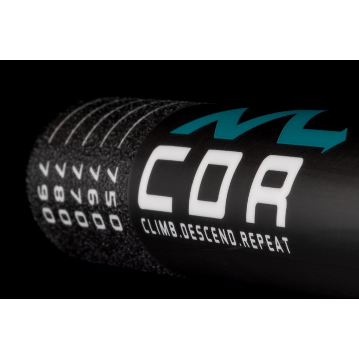 DEITY Carbon Handlebars Skywire 35 mm - Turquoise Rise: 15 mm