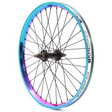 KHE BMX FRONT WHEEL MVP OIL SLICK