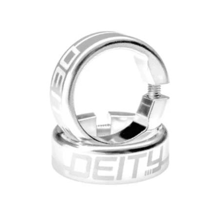 DEITY objímky ke gripům Color: Silver