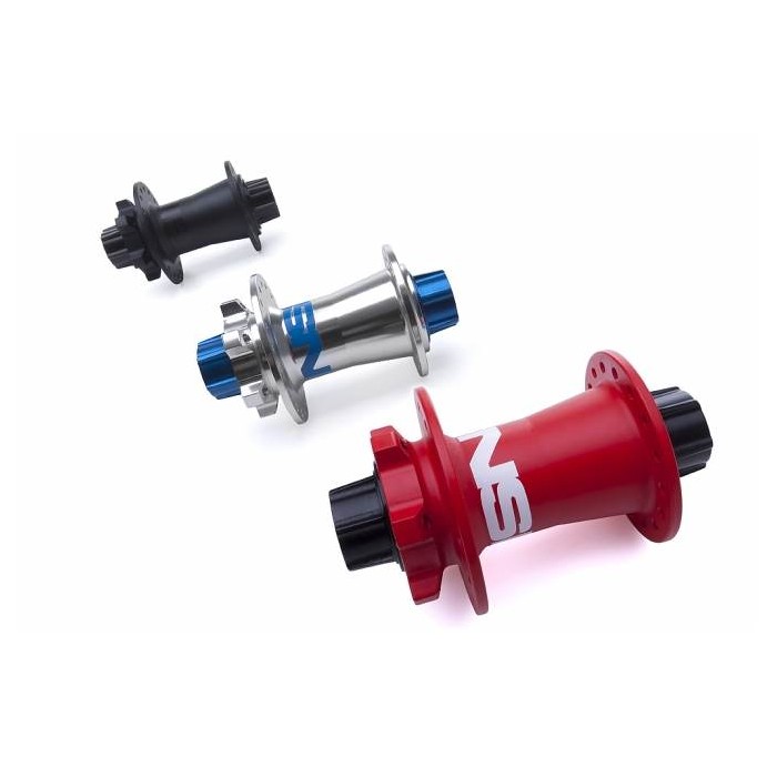 NS Bikes Rotary 20 DISC front hub - red 36 H
