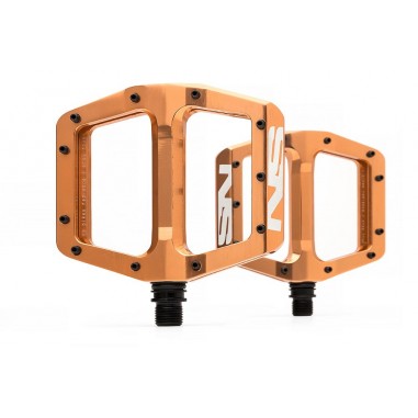 NS Bikes Radiance pedals Copper