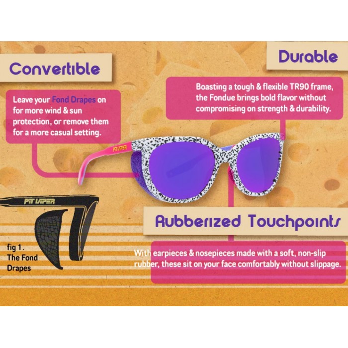 PIT VIPER BRÝLE THE SON OF BEACH FONDUE