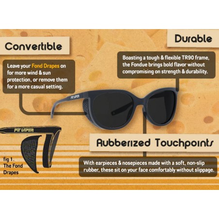 PIT VIPER BRÝLE THE STANDARD FONDUE POLARIZED