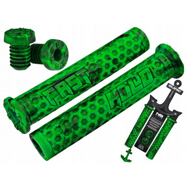 NS Bikes Holdfast Unlocked grips Green Black