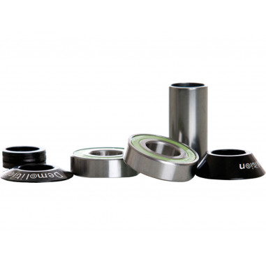 DEMOLITION Mid 19mm Bottom Bracket Set flat black 2