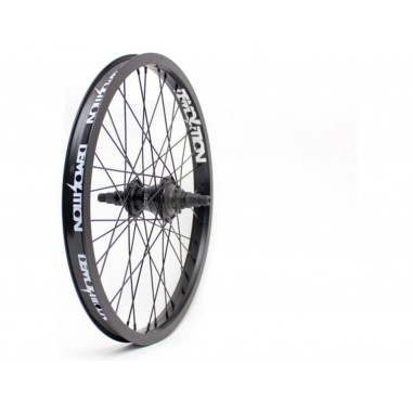 Demolition wheel Whistler 9T, 20", RHD, "Zero" rim Flat Black/Black/Black