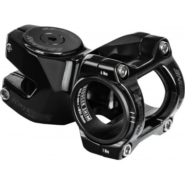 REVERSE Stem Black-ONE Titanium D-2 50mm Ø31,8 &  Ø35mm (Black) inkl. Top Cap  2