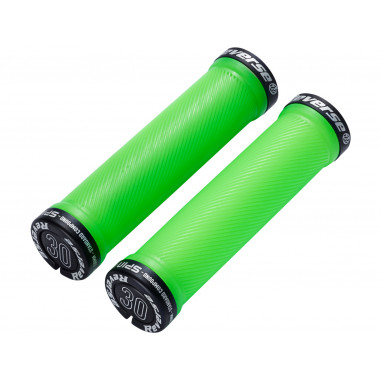 REVERSE Grips Spin Lock On Ø30mm x 130mm neonGreen-Black 2