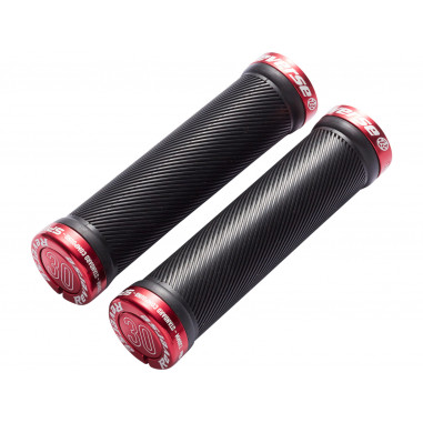 REVERSE Griff Spin Lock On Ø30mm x 130mm schwarz-rot