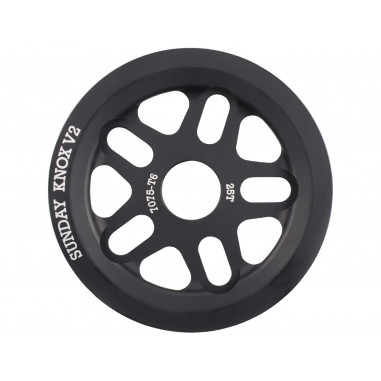 GuardSprocket Sunday Knox V2 25T, 7075-T6 black 2
