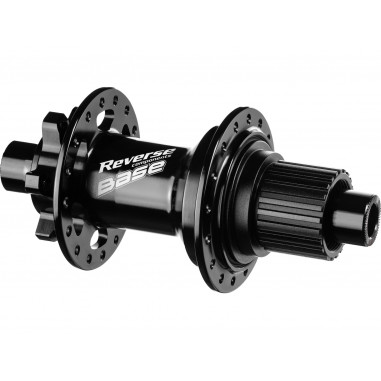 REVERSE Nabe Base Disc HR 32H 142/10+12mm Shimano Micro Spline (Schwarz)
