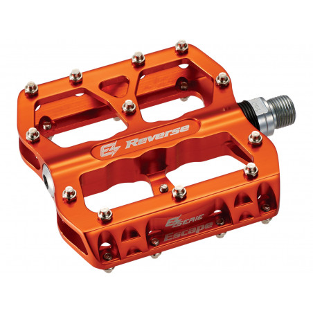 REVERSE Pedal E-Escape Orange für E-Bikes optimierter Pedalkörper