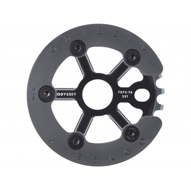 ODYSSEY Sprocket Utility w. Guard 25T, 7075-T6 black 2