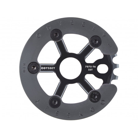 Sprocket Utility w. Guard 25T, 7075-T6 black
