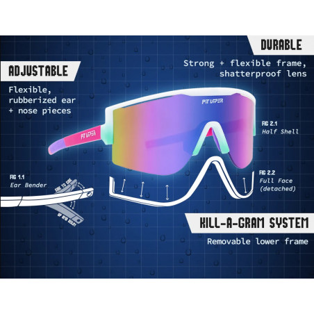 PIT VIPER Glasses THE HOT DOGEGR TRY HARD