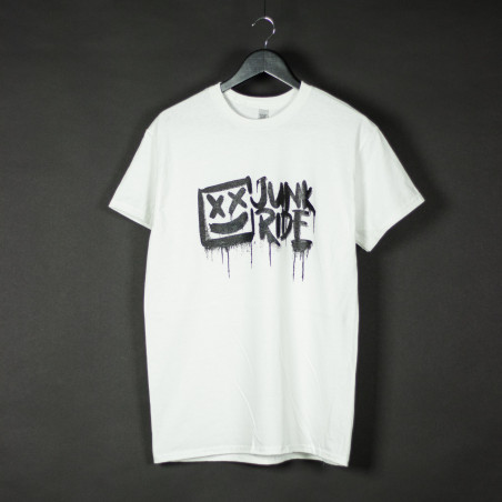 JUNKRIDE CREW LOGO T-SHIRT WHITE