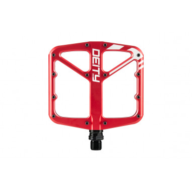 DEITY Pedals SUPERVILLAIN Color: red