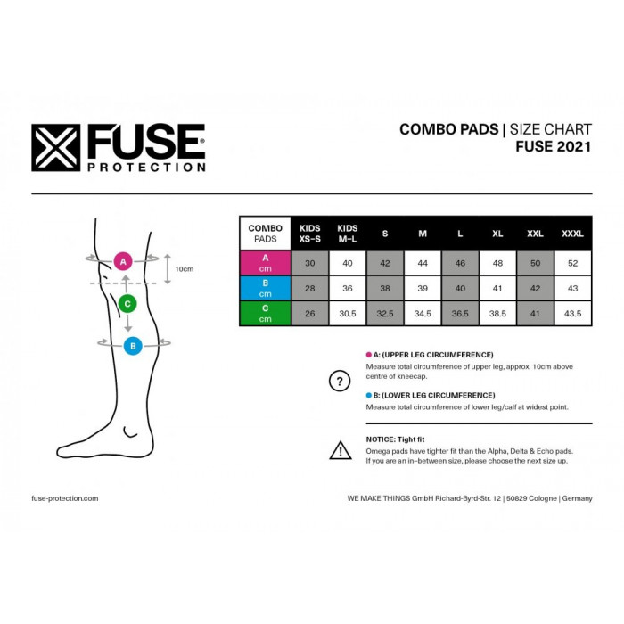 FUSE DELTA 125 KNEE/SHIN/ANKLE PAD BLACK