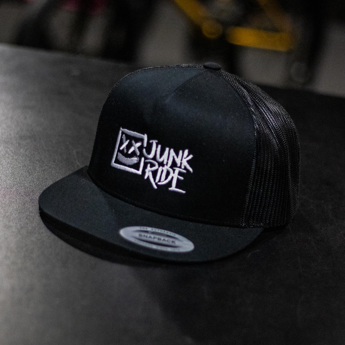 JUNKRIDE CREW LOGO HAT SNAPBACK TRUCKER