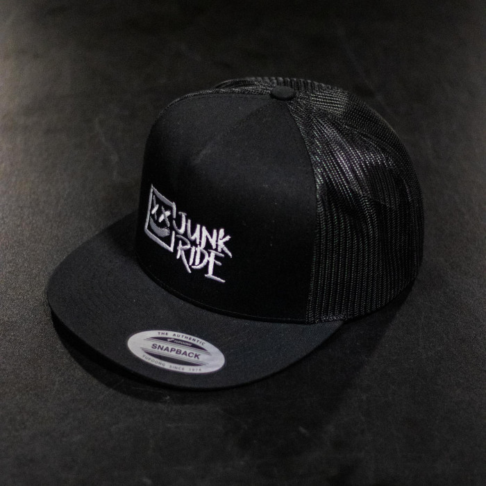 JUNKRIDE CREW LOGO HAT SNAPBACK TRUCKER