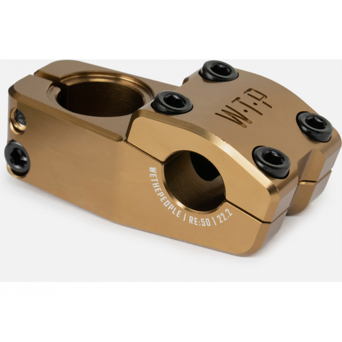 wethepeople LOGIC stem 27mm rise, 25.4mm clamp, top loader bronze