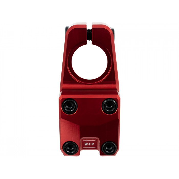 wethepeople GOOSENECK stem 35mm rise, 25.4mm clamp, top loader red