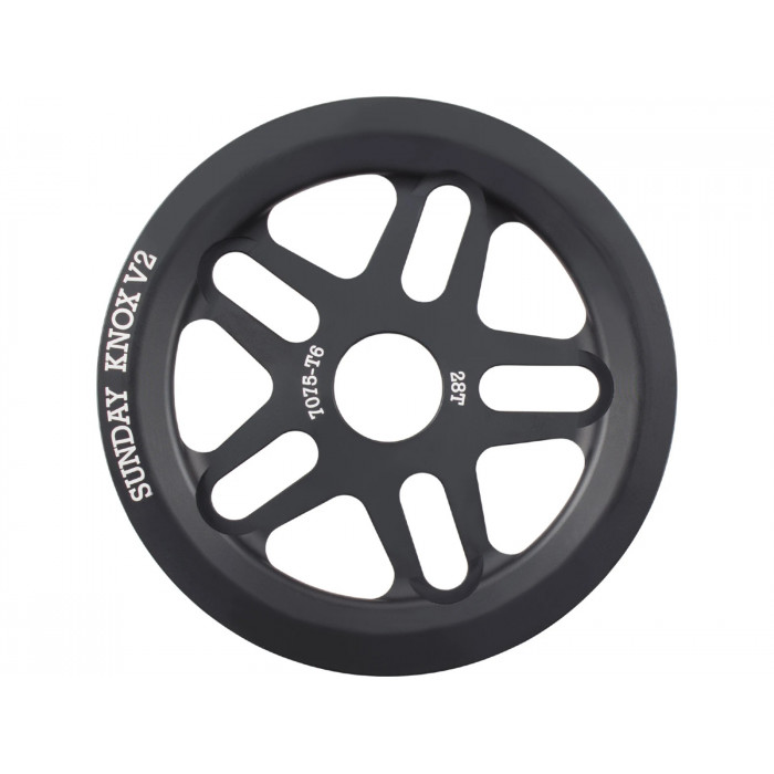 GuardSprocket Sunday Knox V2 28T, 7075-T6 black