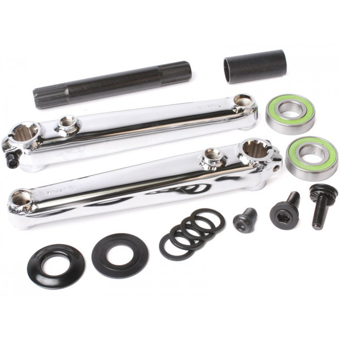 SUNDAY BMX Saker 3pc Crank 170mm, 19mm, Inkl. Mid BB chrome